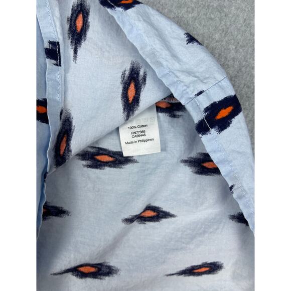 J Crew A Line Dress Women's S Light Blue Animal Print Sleeveless Knee Length - Picture 7 of 10